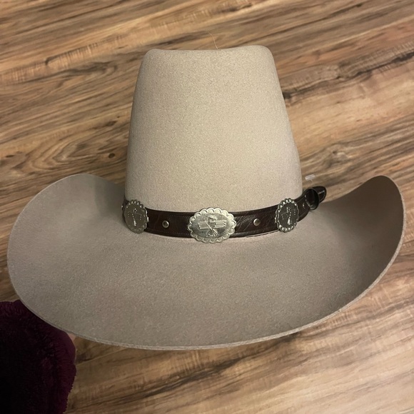 Beige Lanning dynafelt western cowboy hat - Picture 5 of 5